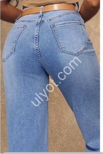 Фото 1 ДЖИНСЫ M.SARA (XS-XL) СИНИЙ 3262-5