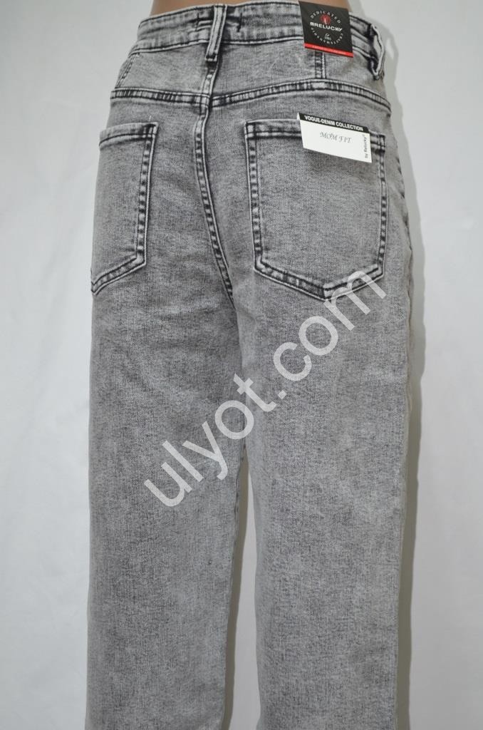 Фото 1 ДЖИНСЫ RELUCKY (31-38) СЕРЫЙ 0811-2