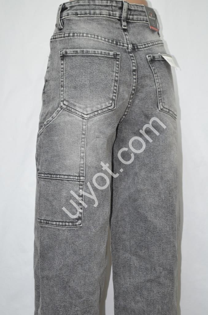 ДЖИНСЫ RELUCKY (25-30) СЕРЫЙ 327-1