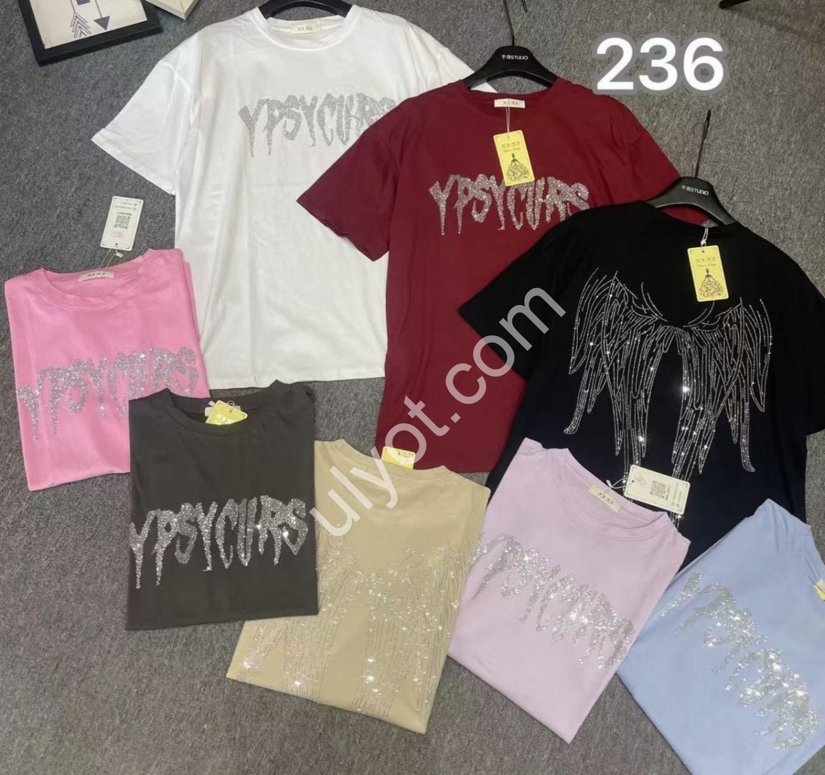 ФУТБОЛКА (OVER SIZE) МІКС 236