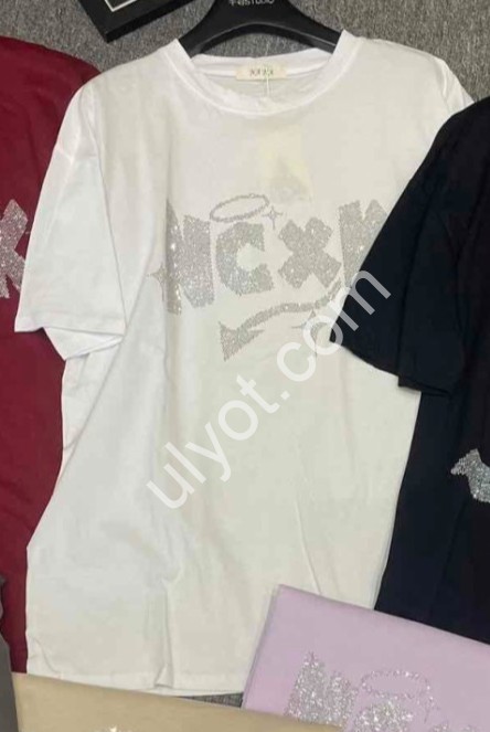 ФУТБОЛКА (OVER SIZE) МИКС 2310