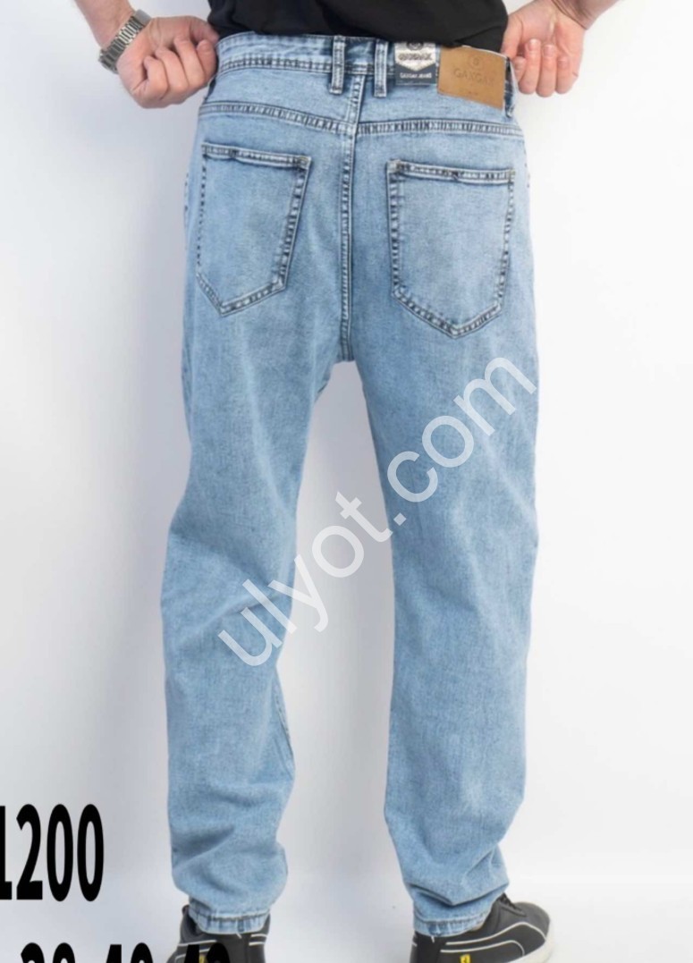 ДЖИНСЫ GAXGAX (32-42) ГОЛУБОЙ 1200