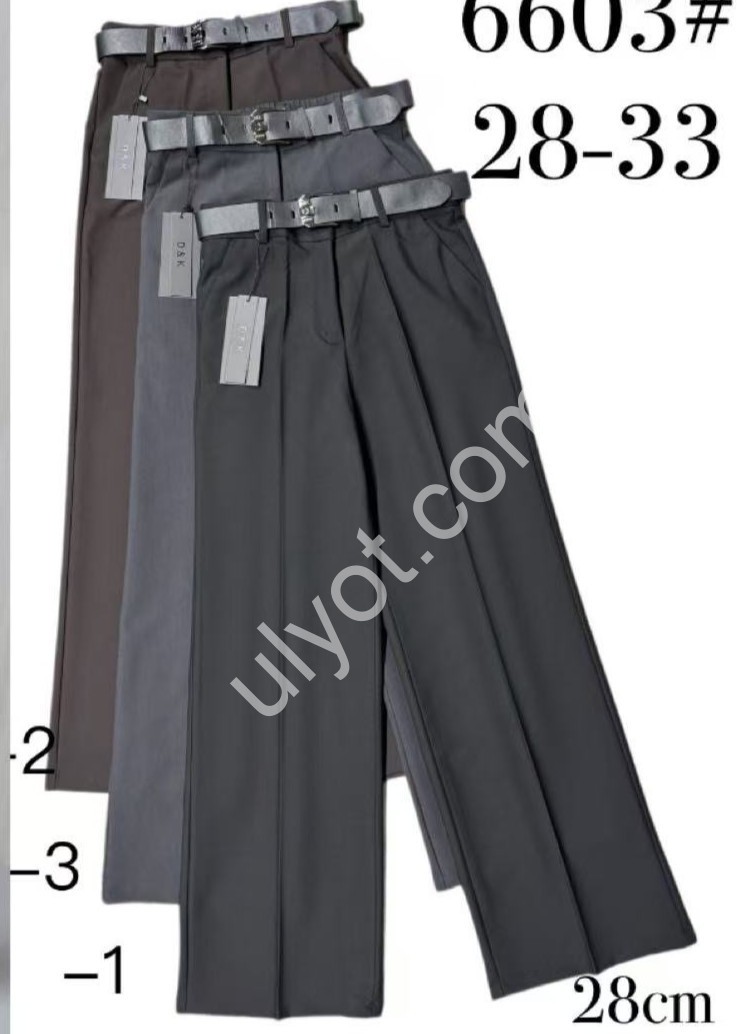 БРЮКИ (28-33) ШОКОЛАД 6603/2