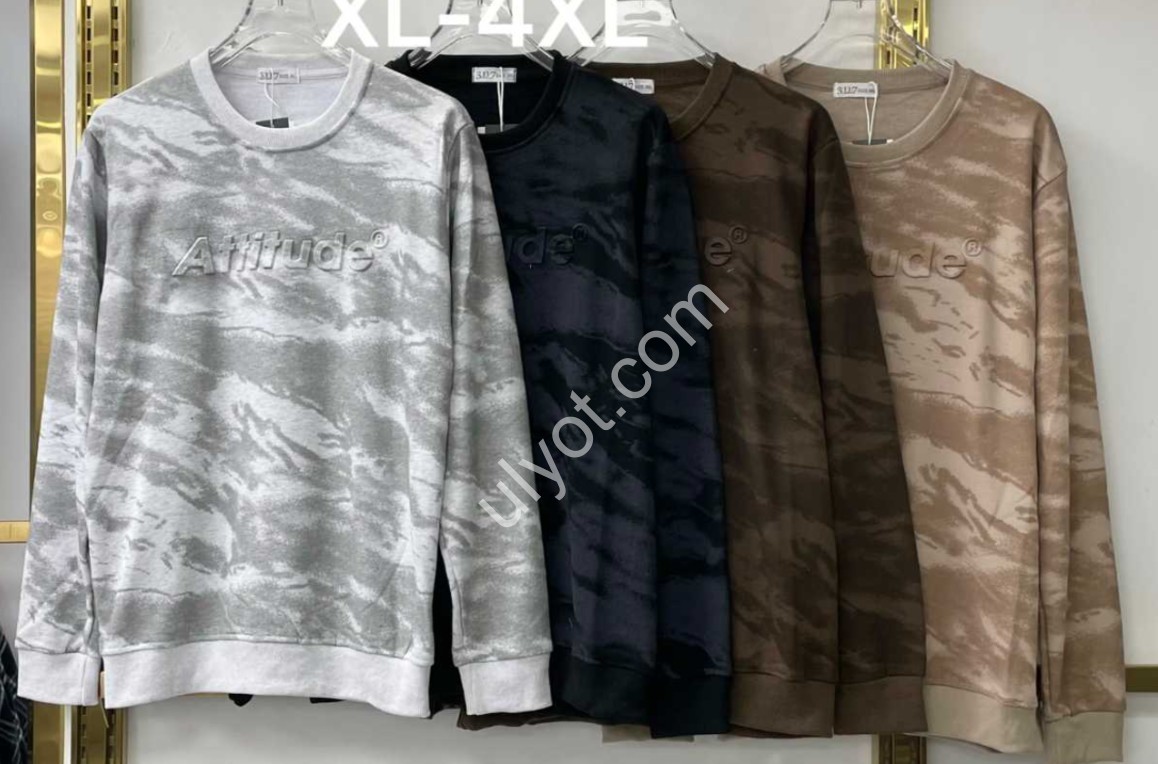 Фото 1 СВИТШОТ (48-54) КОРИЧНЕВЫЙ N1927