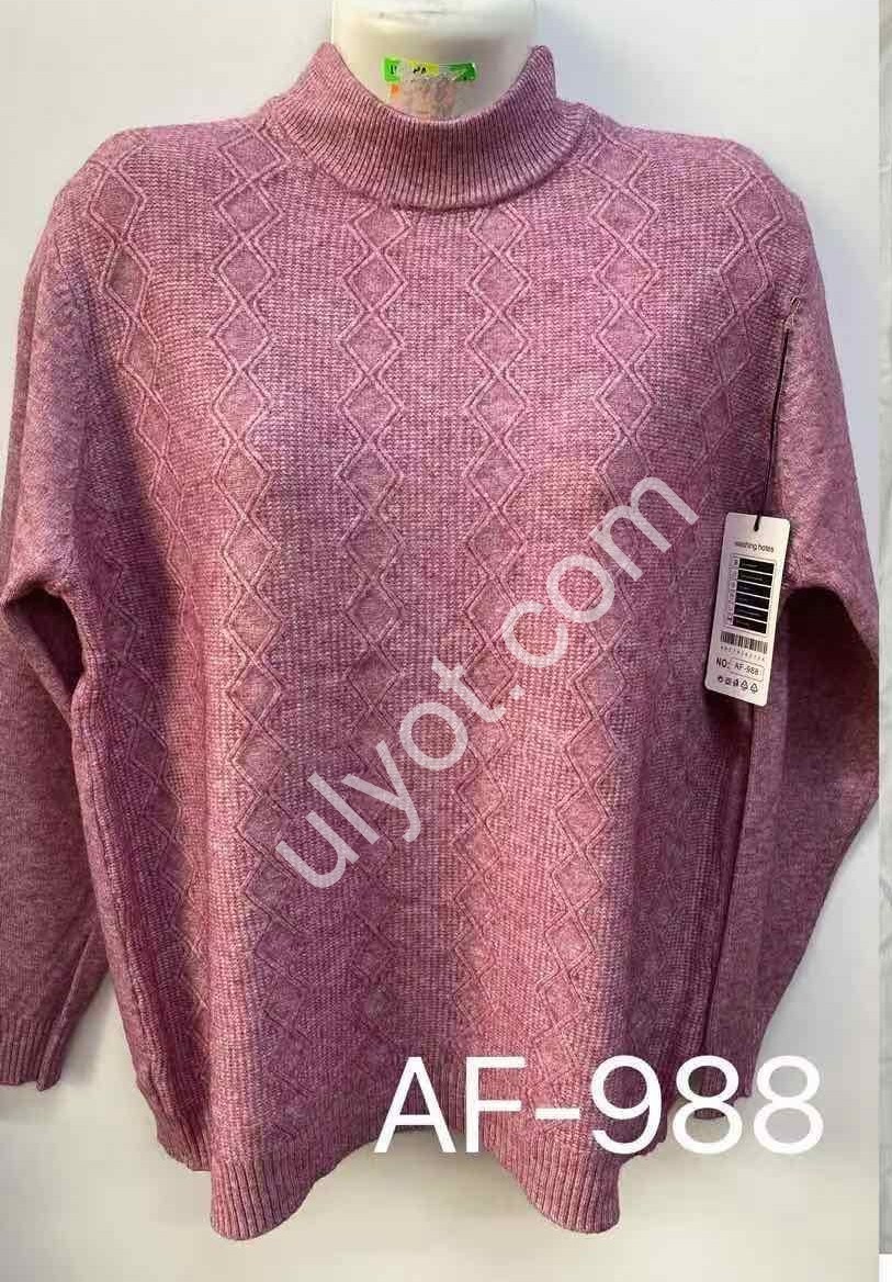 СВІТЕР (ONE SIZE 52-54) МІКС AF-988