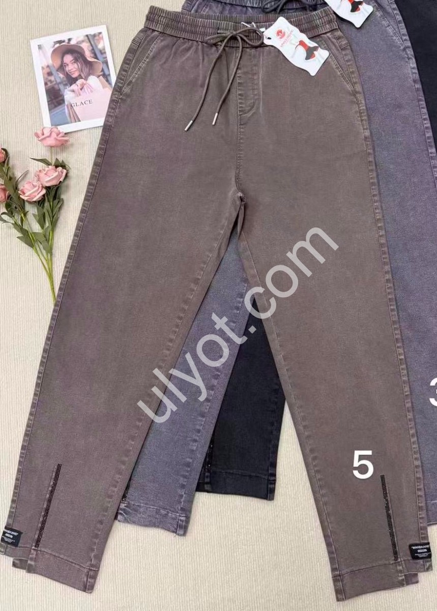 ДЖИНСЫ (31-36) КОРИЧНЕВЫЙ A18/5