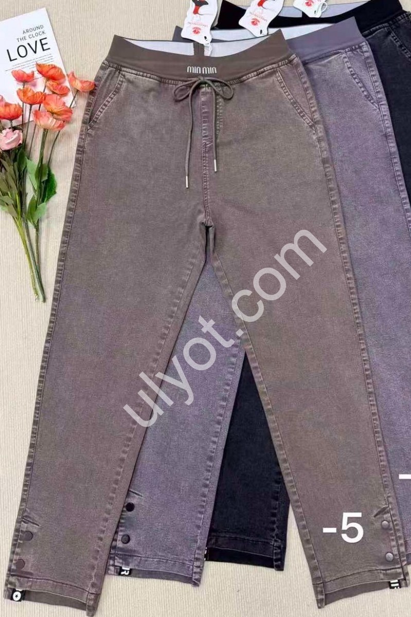 ДЖИНСЫ (28-33) КОРИЧНЕВЫЙ A16/5