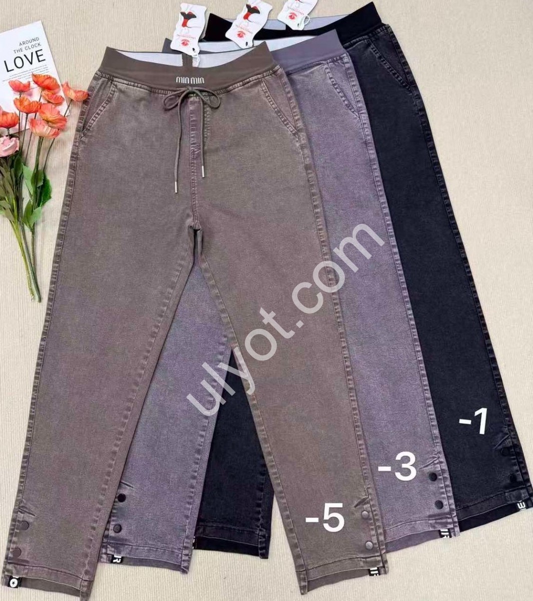 ДЖИНСЫ (28-33) КОРИЧНЕВЫЙ A16/5