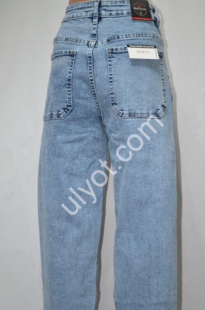 Фото 1 ДЖИНСЫ RELUCKY (31-38) ГОЛУБОЙ 0521-2