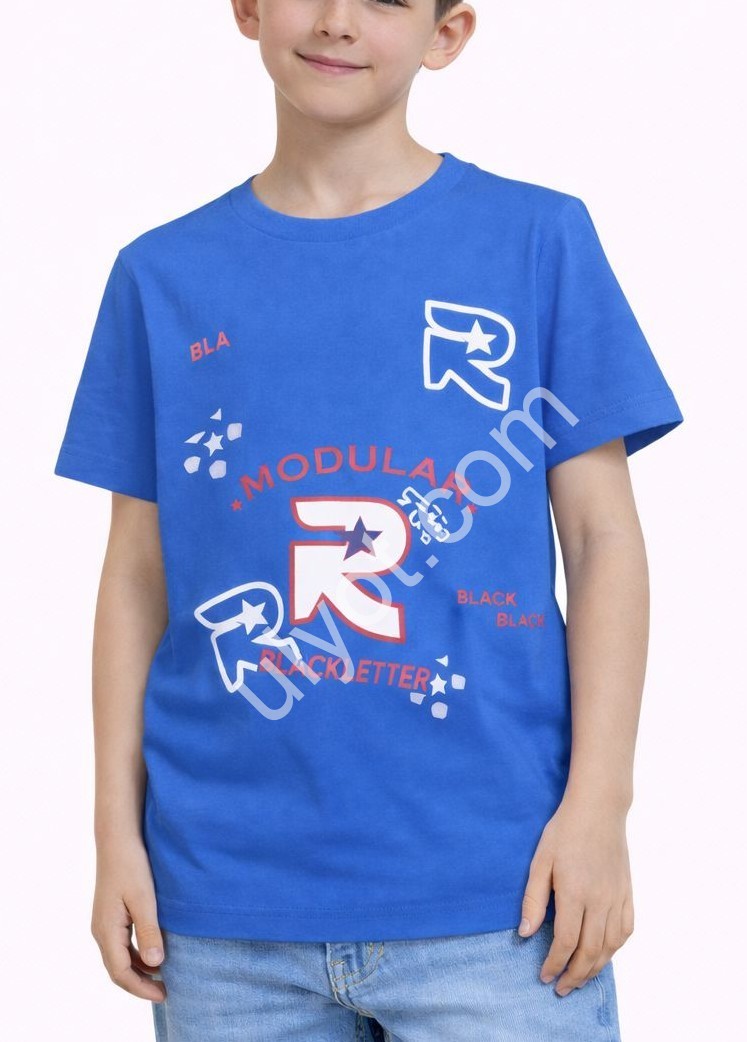 ФУТБОЛКА  (11-16 ЛЕТ) ГОЛУБОЙ 