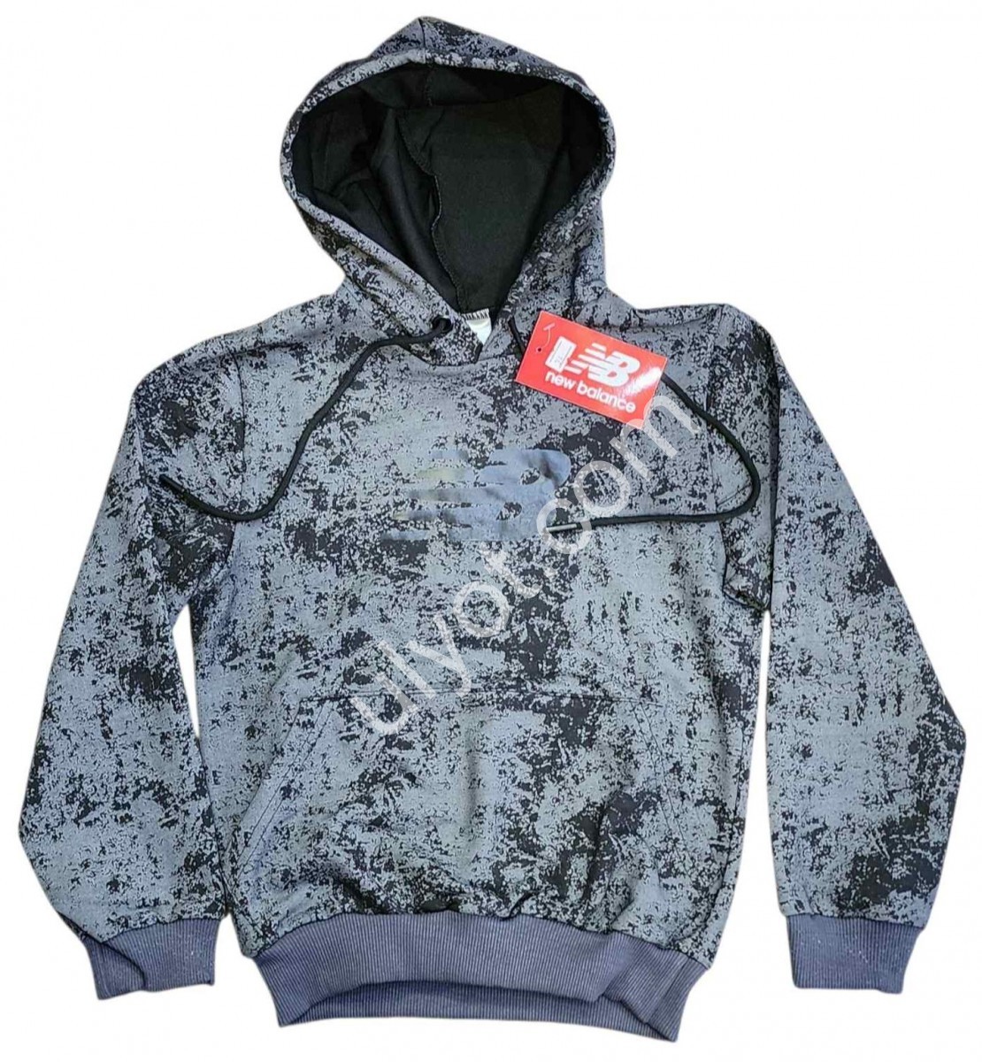 ХУДИ NB02 (3-7 ЛЕТ) СЕРЫЙ 