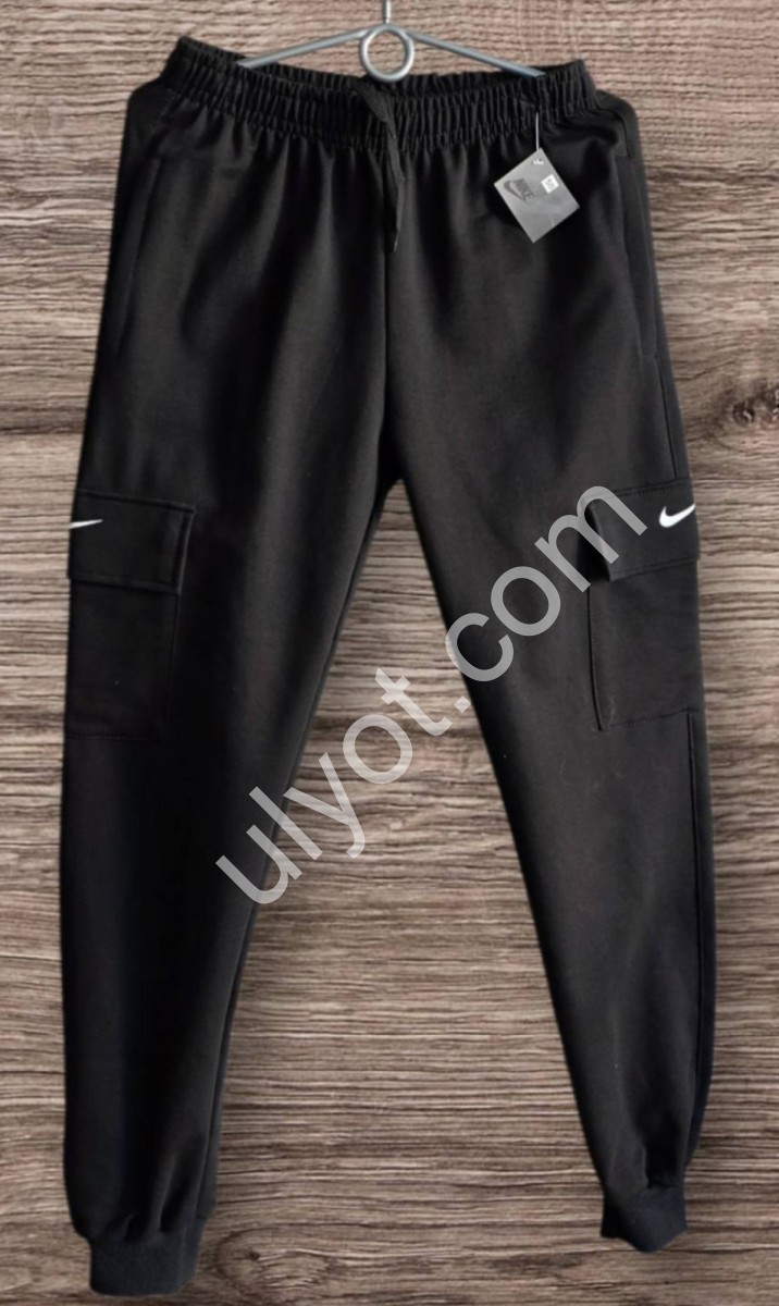 СПОРТ. ШТАНЫ N02 (7-12 ЛЕТ) МАНЖЕТ ЧЕРНЫЙ 