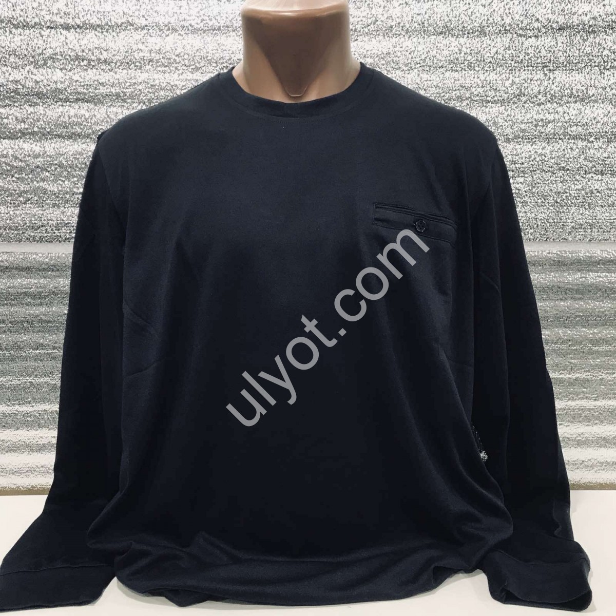 СВИТШОТ DEVANTI (L-3XL) Т.СИНИЙ 7205