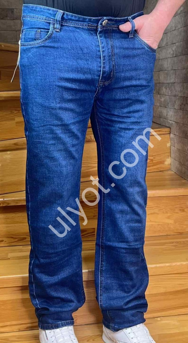 ДЖИНСЫ LONGFEI (29-38) Т.СИНИЙ 358