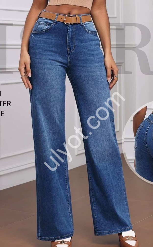 ДЖИНСИ M.SARA (XS-XL) Т.СИНІЙ 3207-3B