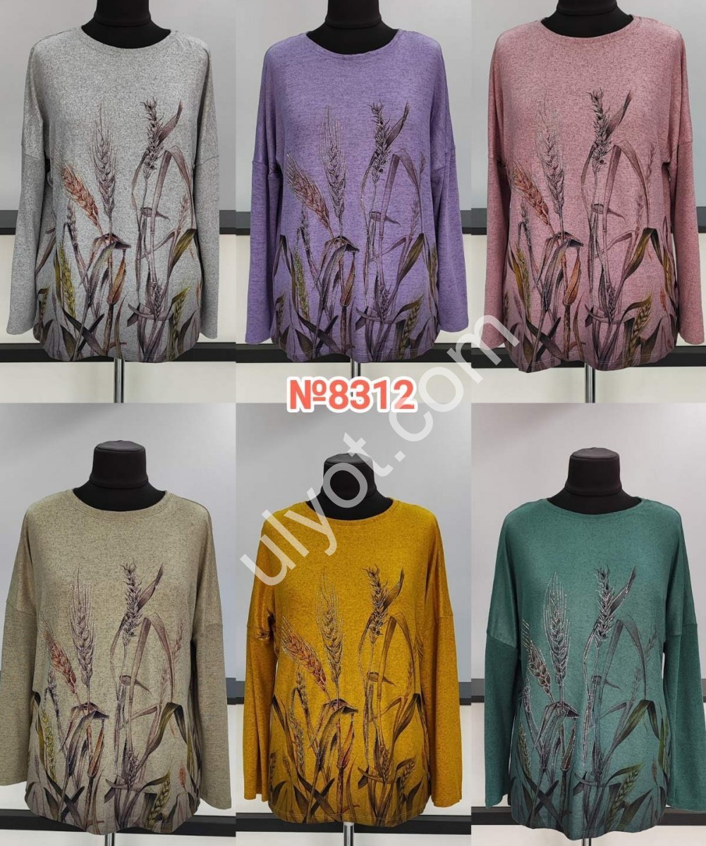 СВИТЕР (3XL-6XL) МИКС 8312