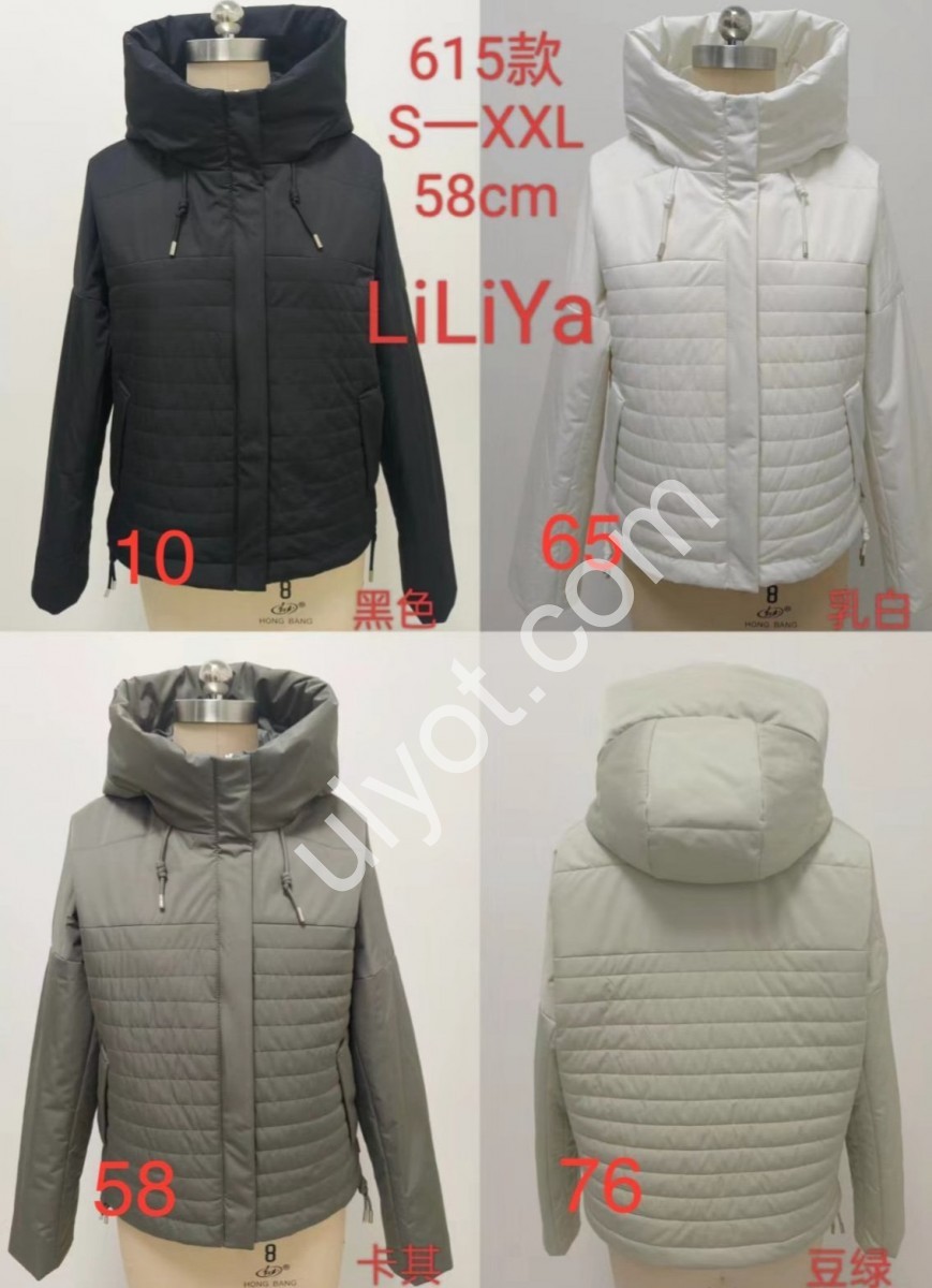 КУРТКА LILIYA (S-2XL) ХАКІ 615-58