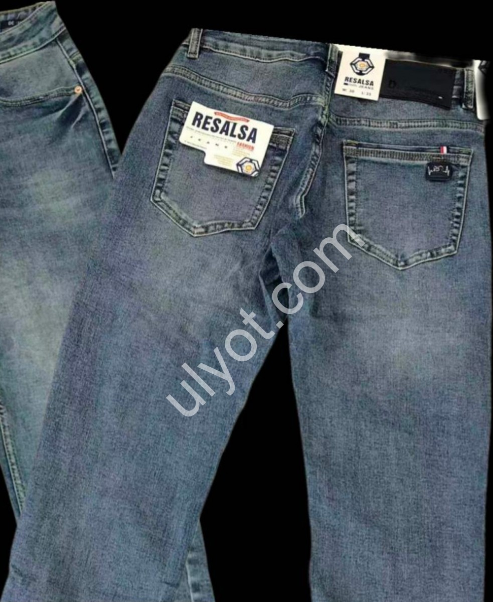 ДЖИНСЫ RESALSA (30-38) СИНИЙ 809