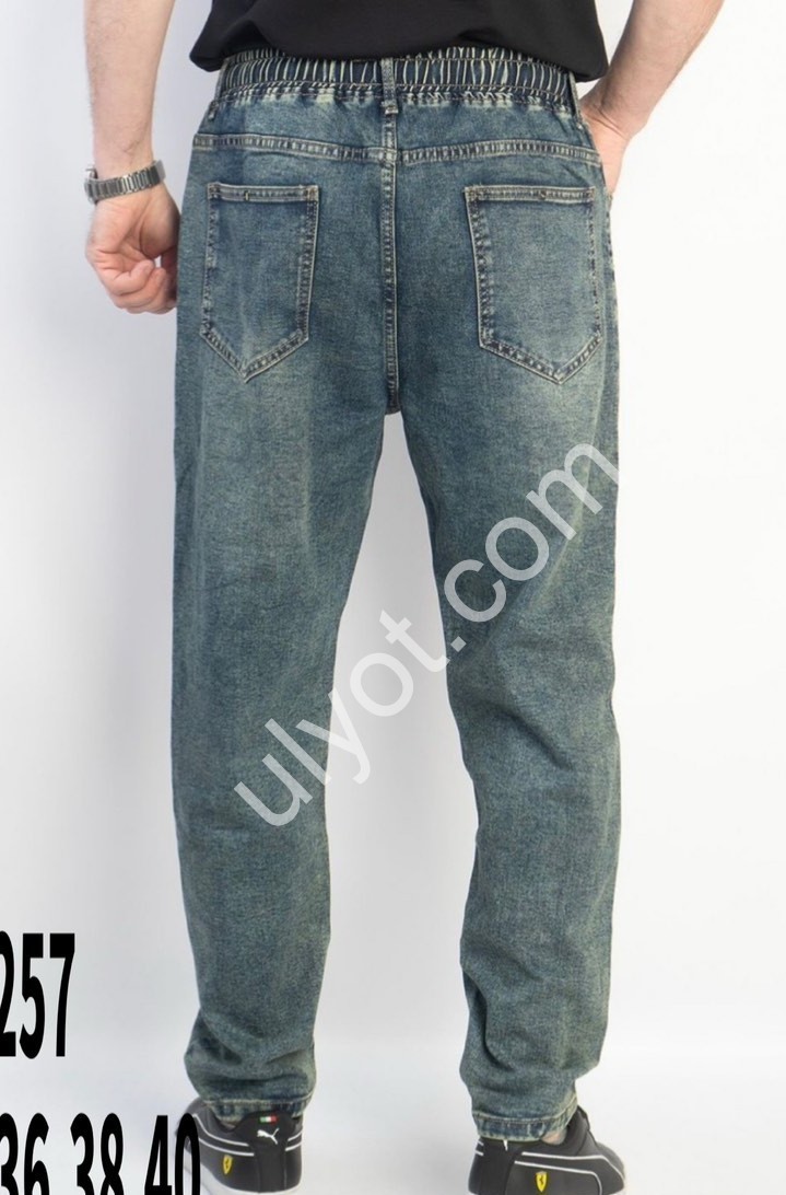 ДЖИНСЫ GAXGAX (30-40) Т.СИНИЙ 1257