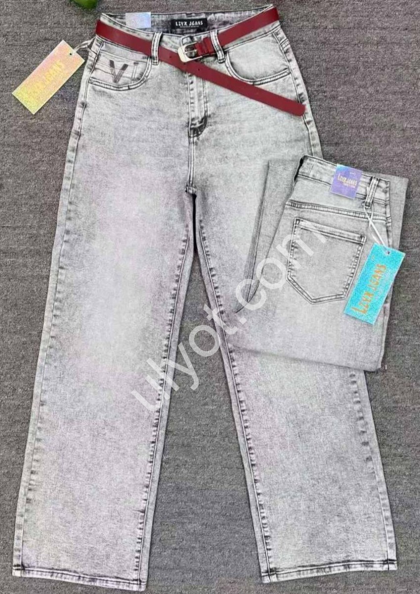 ДЖИНСЫ LZYX (28-33) СЕРЫЙ 88283