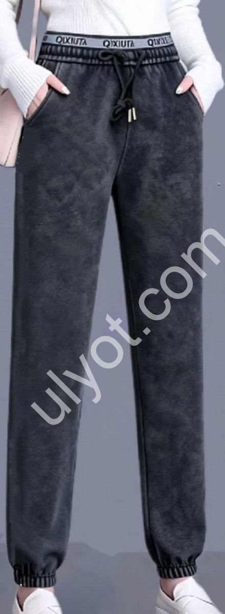 ШТАНИ (5XL-10XL) МАНЖЕТ ГРАФІТ 602