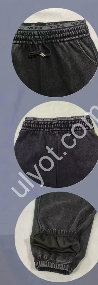 ШТАНИ (5XL-10XL) МАНЖЕТ ГРАФІТ 602