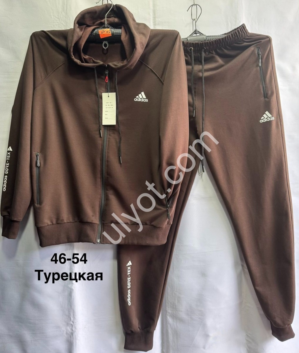 СПОРТ.КОСТЮМ A01 (46-54) МАНЖЕТ КОРИЧНЕВЫЙ 