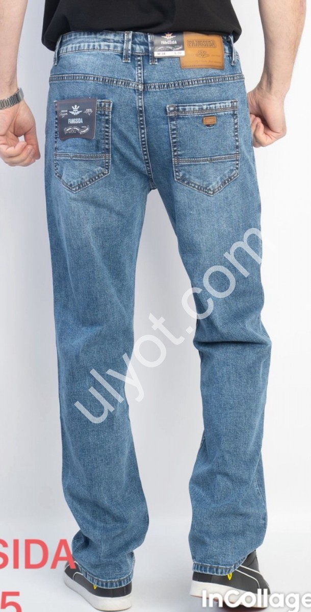 ДЖИНСИ FANGSIDA (34-42) СИНІЙ 3175