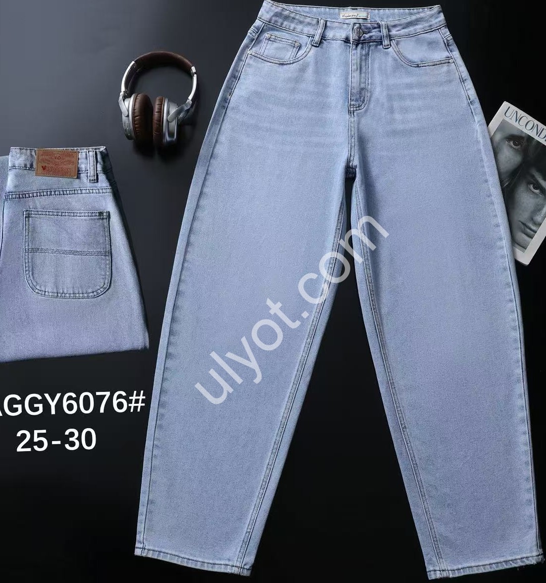 ДЖИНСИ V&D (25-30) БЛАКИТНИЙ 6076