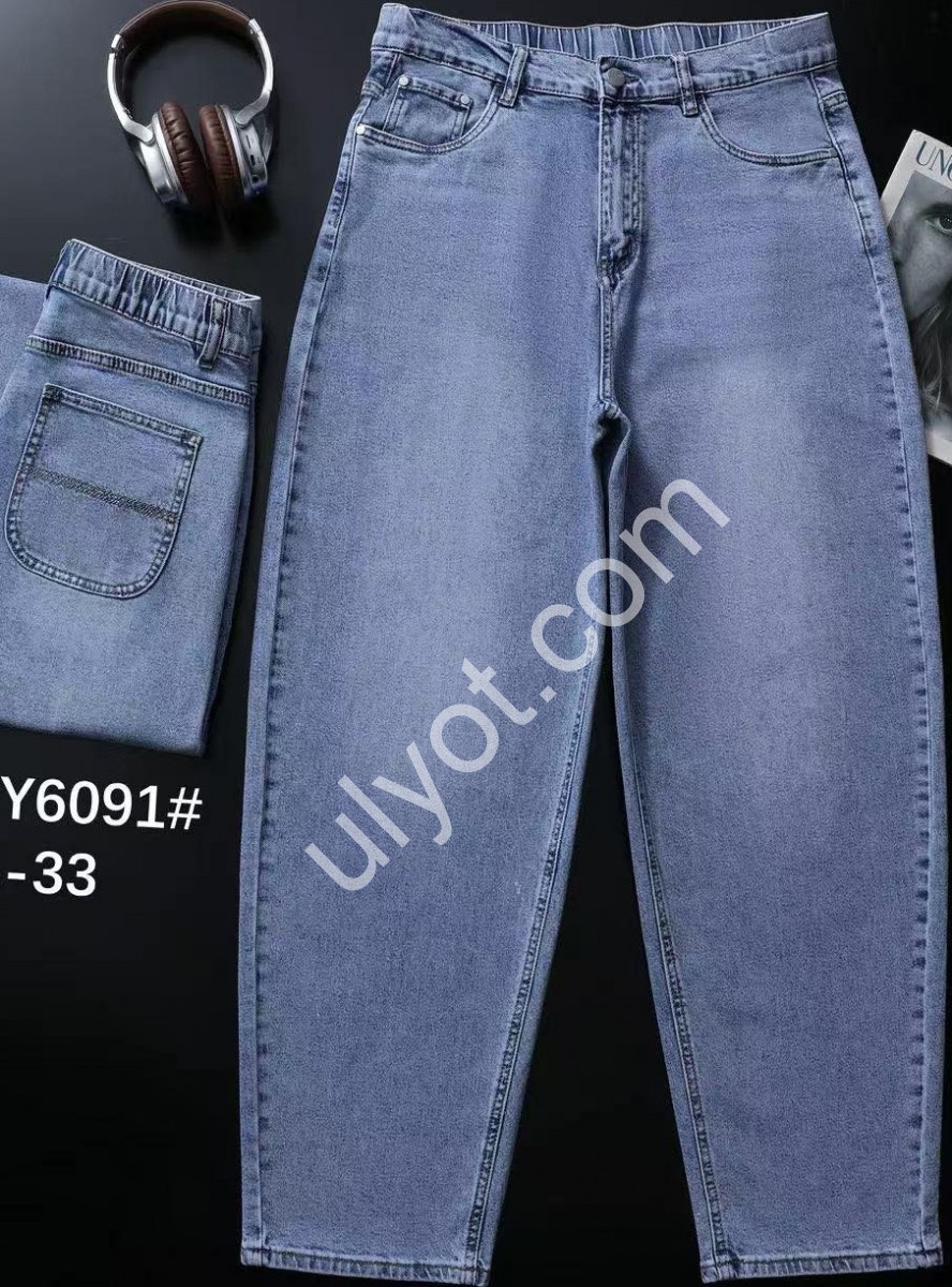 ДЖИНСЫ V&D (28-33) ГОЛУБОЙ 6091