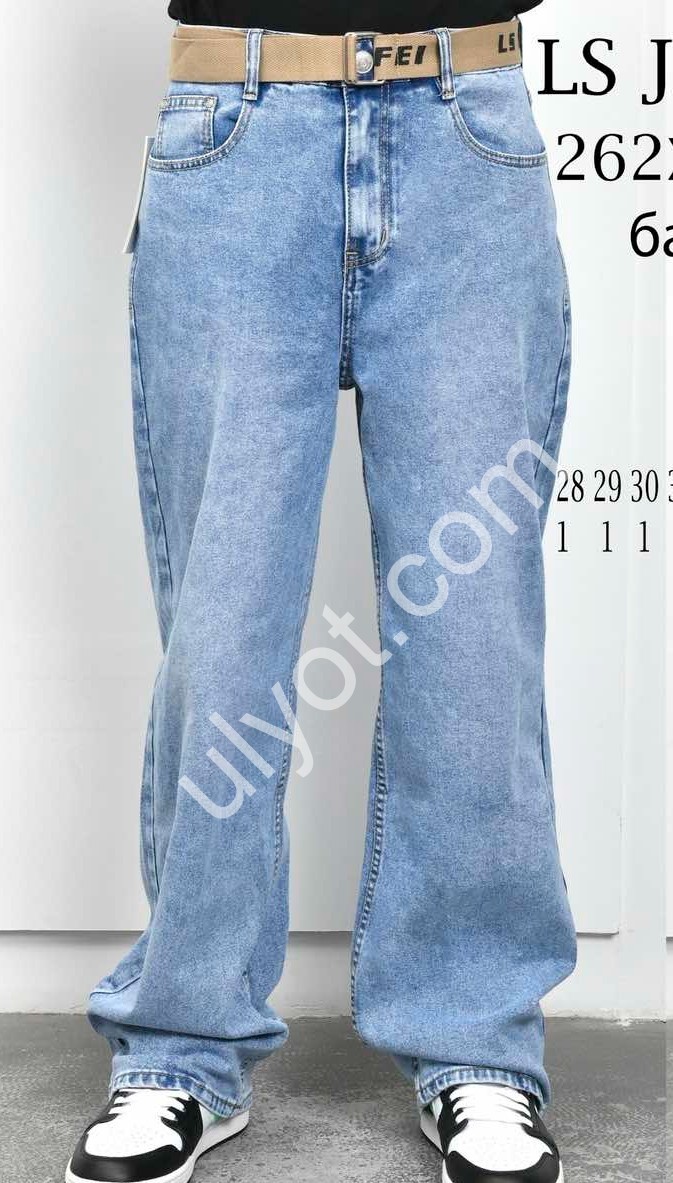 ДЖИНСИ LS JEANS (28-36) БЛАКИТНИЙ 262-4