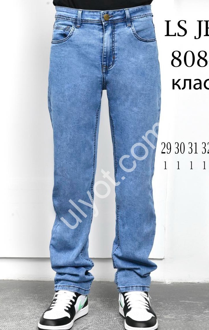 ДЖИНСЫ LS JEANS (29-38) СИНИЙ 808