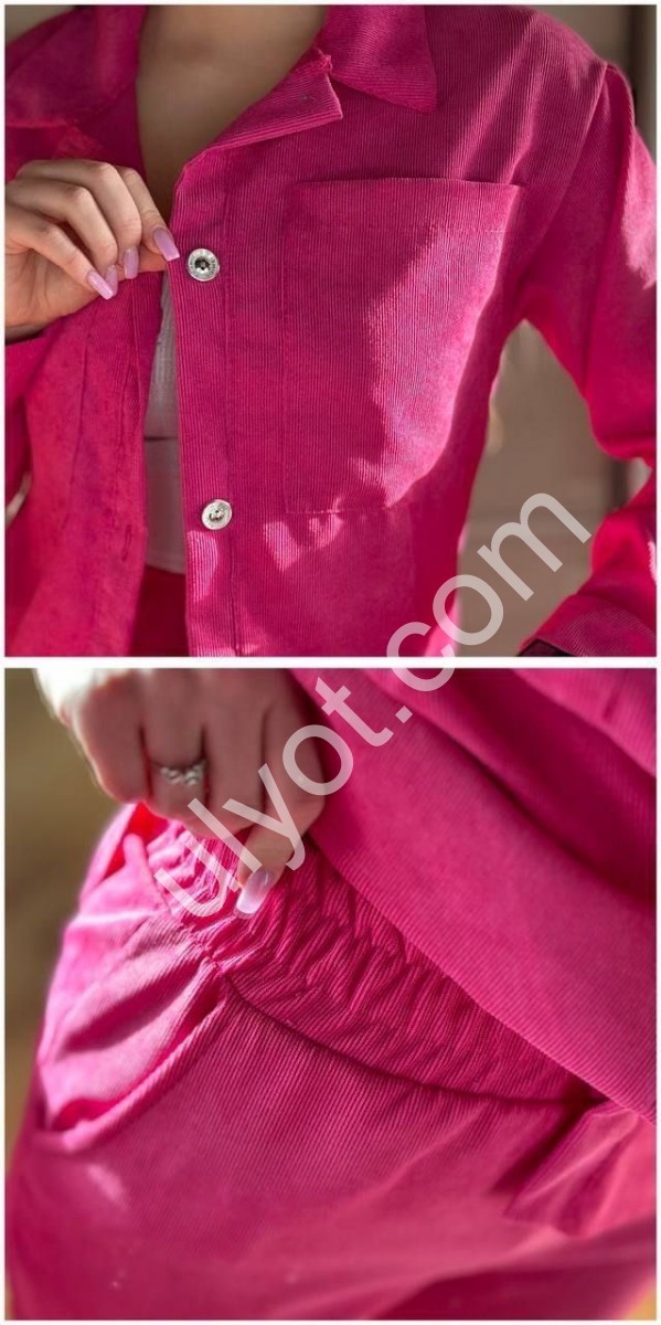 КОСТЮМ (42-52) МАЛИНОВИЙ 2433