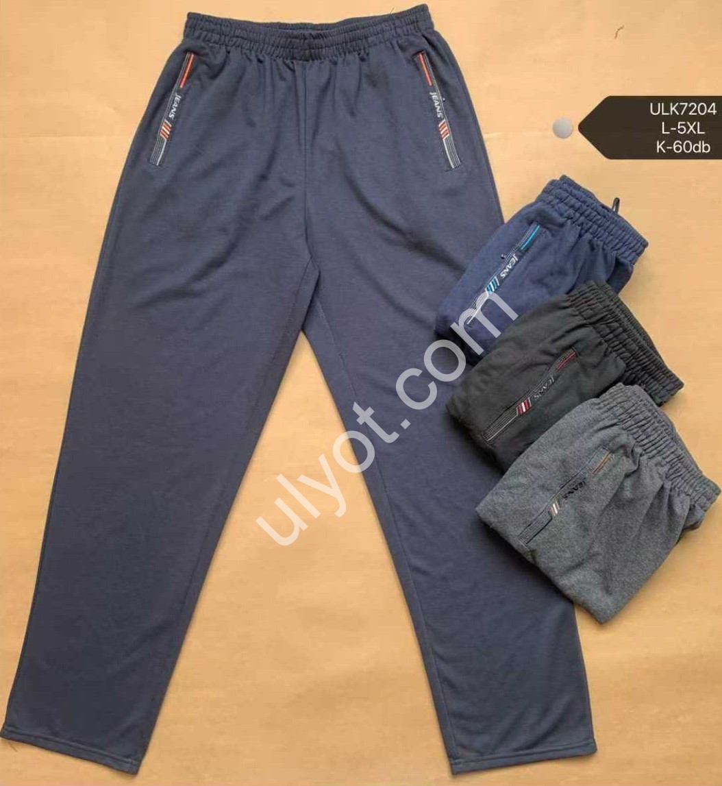 СПОРТ.ШТАНЫ (M-4XL) ПРЯМОЙ МИКС 7204