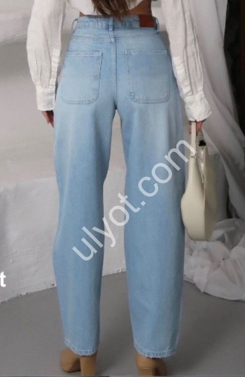 ДЖИНСЫ ZEO BASIC (34-42) ГОЛУБОЙ 5283