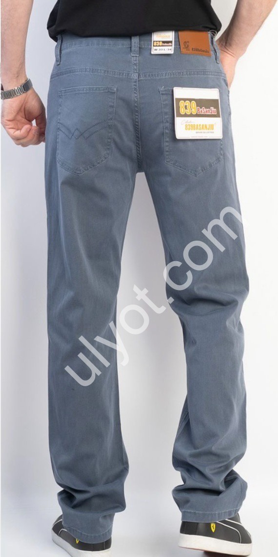 ДЖИНСИ BASANJIU (32-40) ГРАФІТ 028-9-10