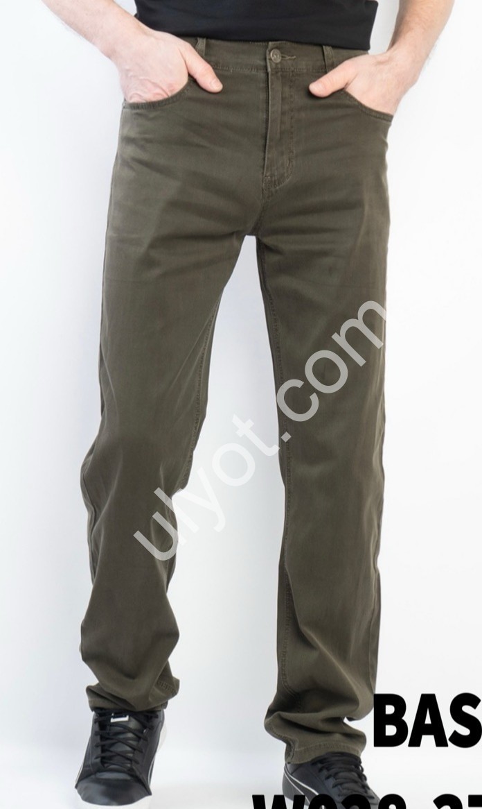 ДЖИНСИ BASANJIU (34-44) ХАКІ 028-37-12