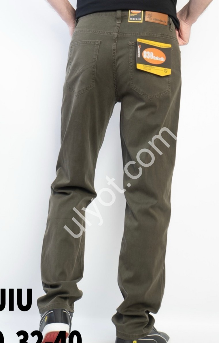 ДЖИНСИ BASANJIU (34-44) ХАКІ 028-37-12