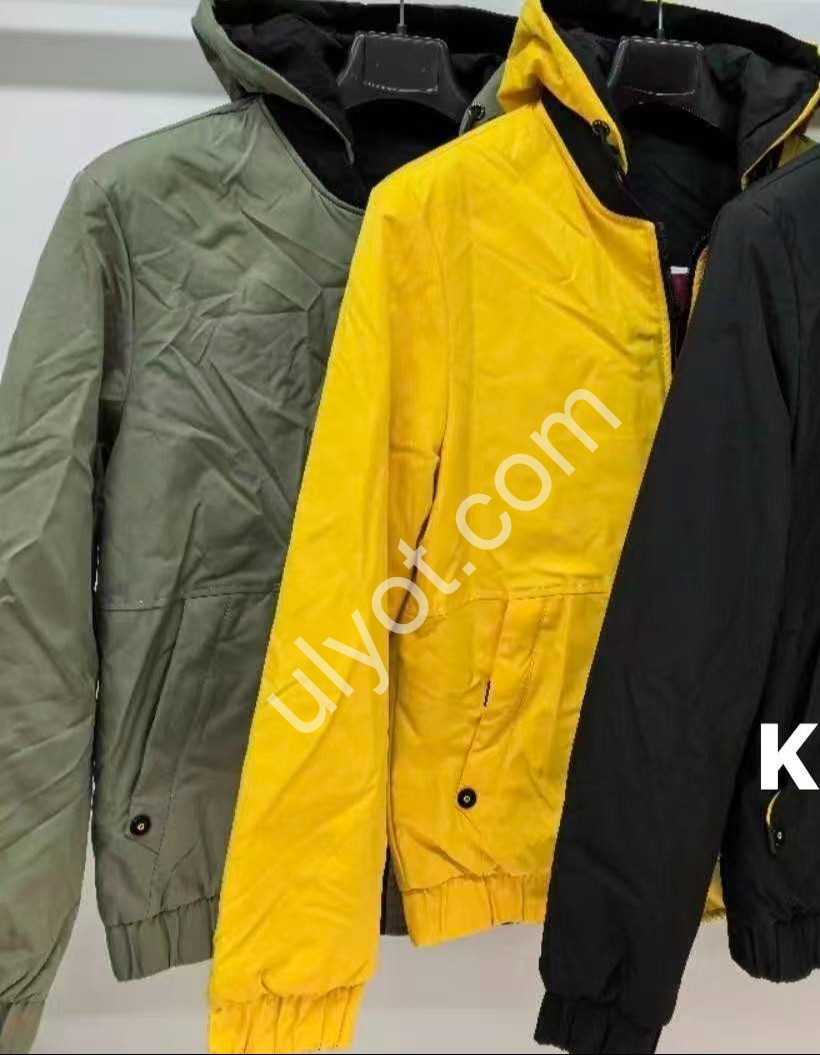 ВЕТРОВКА (L-4XL) ЖЕЛТЫЙ KZ-92059