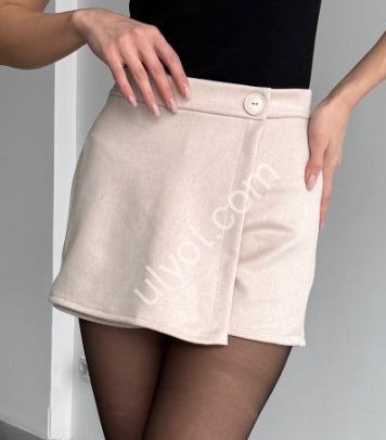 ШОРТЫ-ЮБКА (42-46) БЕЖ 1702