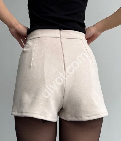 ШОРТЫ-ЮБКА (42-46) БЕЖ 1702