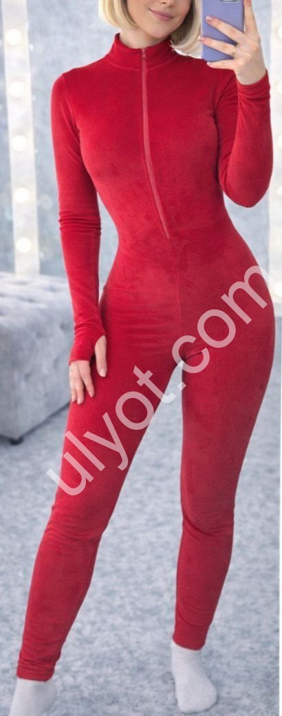 КОМБИНЕЗОН (42-48) КРАСНЫЙ 1714