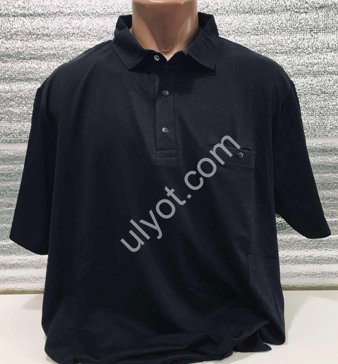 ФУТБОЛКА MADU (4XL-7XL) ЧЕРНЫЙ 1537