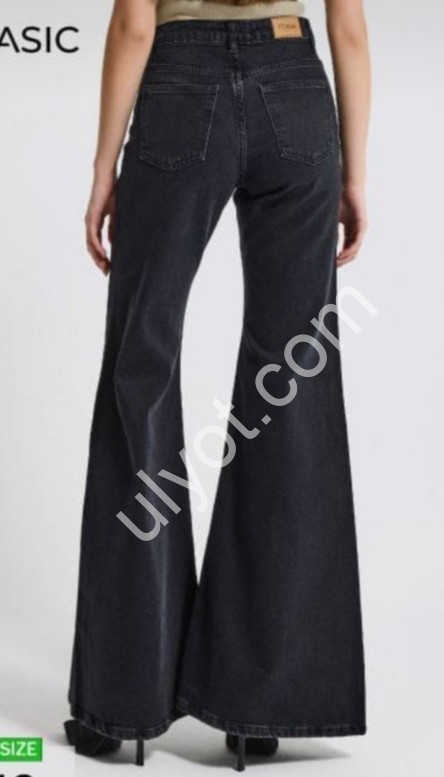 ДЖИНСЫ IT'S BASIC (32-36) ГРАФИТ 4818/2s6/1