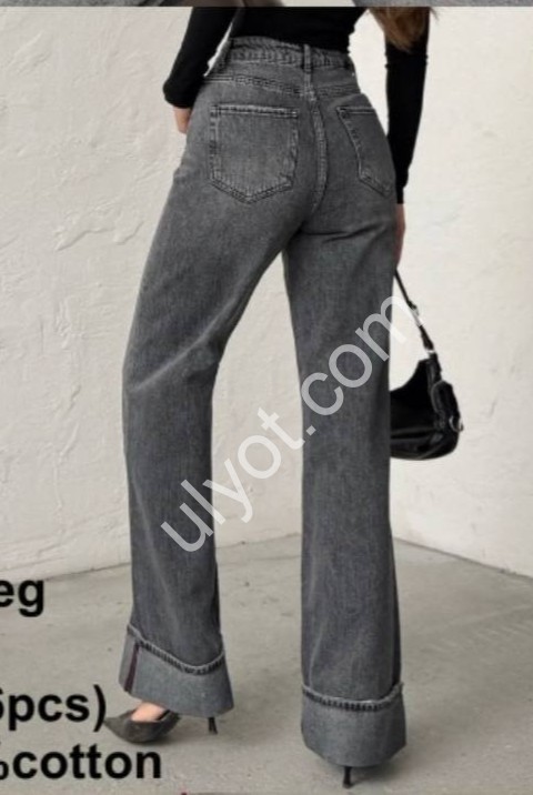 ДЖИНСЫ ZEO BASIC (34-42) Т.СЕРЫЙ 5279