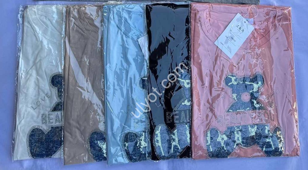 ФУТБОЛКА (ONESIZE 50-58) МІКС 2631