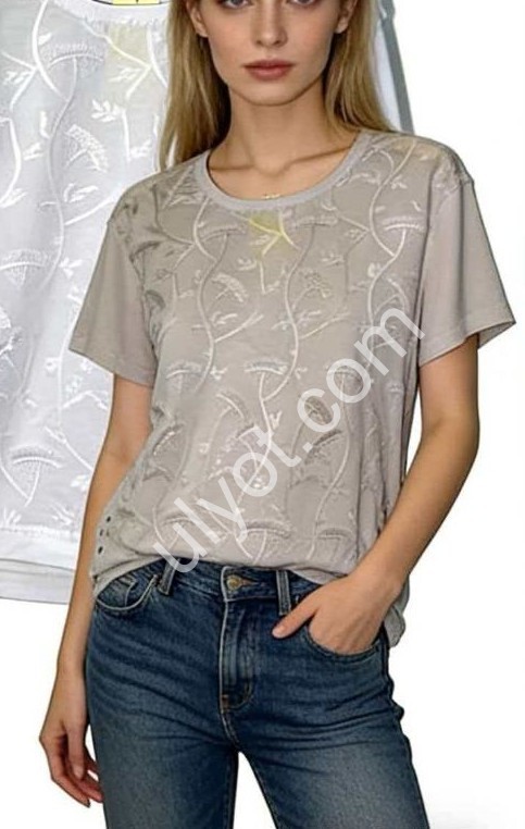 ФУТБОЛКА (2XL-5XL) ЖЕЛТЫЙ 8837