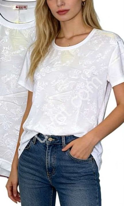 ФУТБОЛКА (2XL-5XL) БЕЛЫЙ 8838