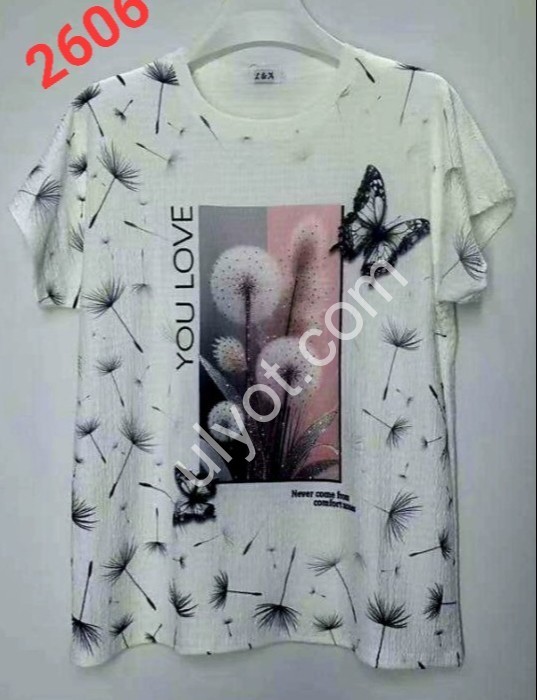 ФУТБОЛКА (ONESIZE 50-56) МИКС 2606