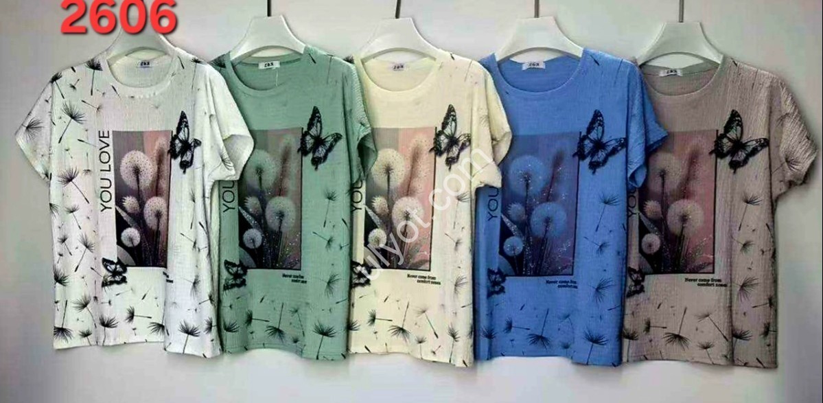 ФУТБОЛКА (ONESIZE 50-56) МИКС 2606